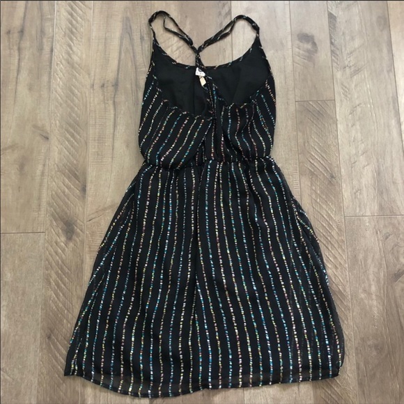 EUC Roxy Black Multicolor Stripe Racerback XS - Picture 2 of 8